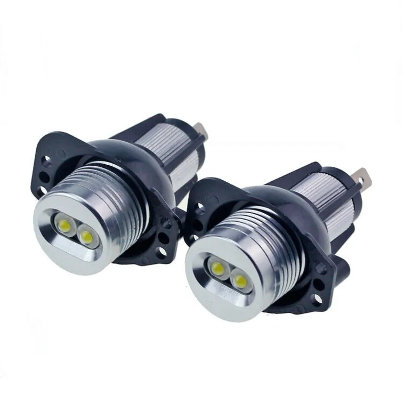 Комплект от 2 броя ярки бели LED крушки Angel Eyes ангелски очи 12V за BMW Е90 Е91 с Canbus без грешки - 9