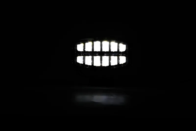 LED Халоген Фар DRL бяла/жълта светлина - 12-24V за джип, камион, агротехника и др. - 9