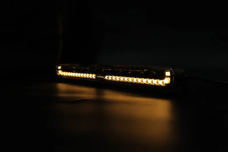 LED Бар Flexzon SHARK-LITE BOOST 47 см, 125W, 11000 lm, бял/оранжев DRL, аварийна блиц светлина с 4 режима, E-Mark E9, R65, 10–24V - 9