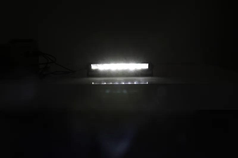 35.5 см Висококачествен 4 в 1 Led Bar Лед Бар Диоден Прожектор DRL с бяла габаритна светлина и оранжева аварийна блиц 50W 2100LM - 9