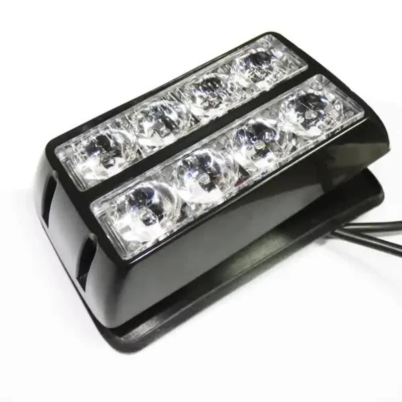 8 LED Аварийна Лампа За Пътна Помощ, Жълта Блиц Светлина, Мигаща! - 9
