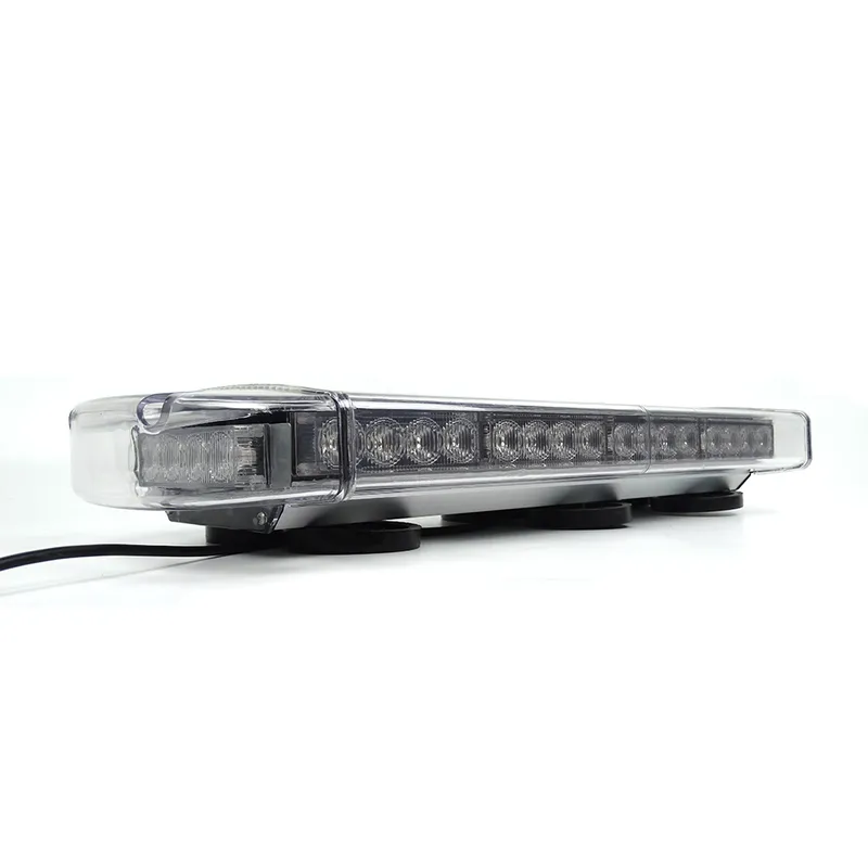 55см LED Аварийна Сигнална Лампа с Магнити, 10 Режима, E-Mark E9, 12V / 24V, Оранжева Светлина, За Пътна Помощ, Репатрак, Платформа, Снегорин, Багер, Бус и Ван - 9