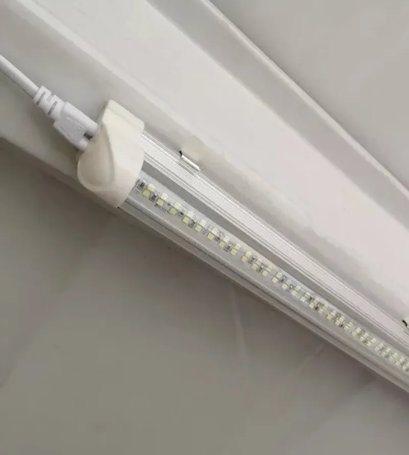 LED Лампа бяла светлина 72 LED, 12V, 6500K, 33 см – Алуминиев корпус, с кабел и букса за свързване - 9