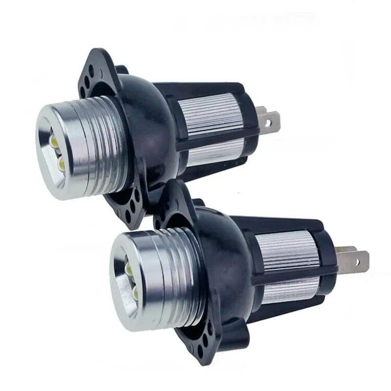 Комплект от 2 броя ярки бели LED крушки Angel Eyes ангелски очи 12V за BMW Е90 Е91 с Canbus без грешки - 10