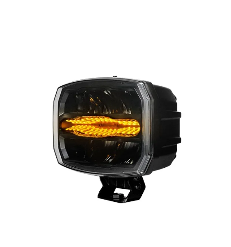 LED комбиниран халоген Flexzon 12–24V, 175W, 11000 lm, оранжев/бял DRL и аварийна блиц светлина с 4 режима, E-mark, IP67/69K - 10