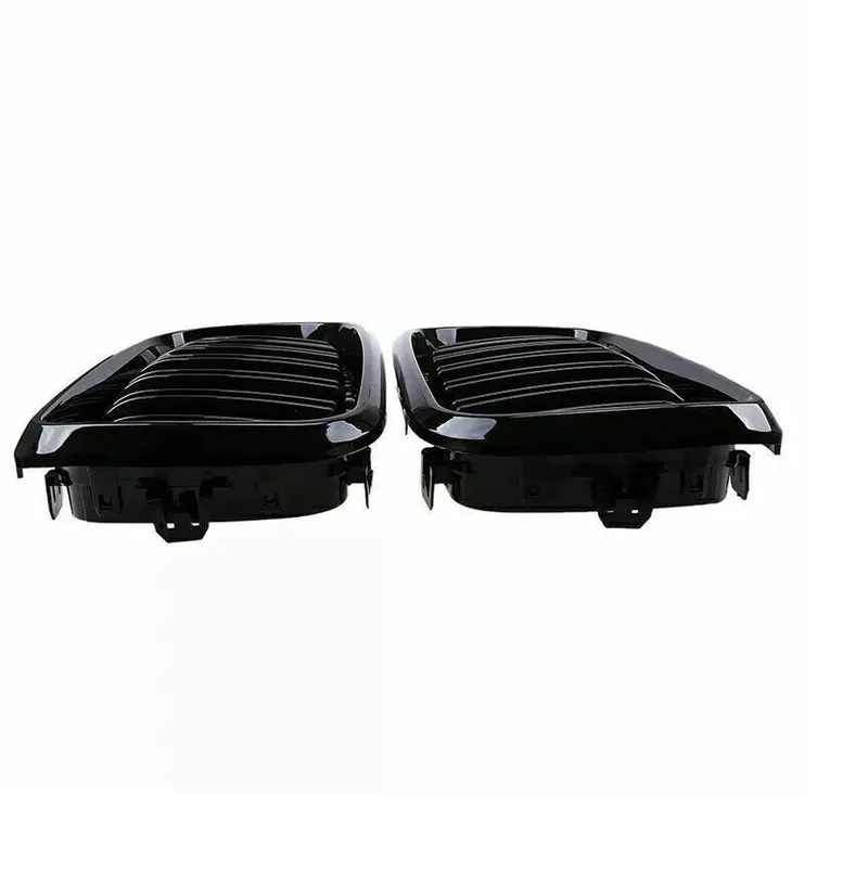 Двойни Бъбреци Решетки За BMW X5 X6 F15 F85 F16 F86 2014+ Черен Гланц Лак - 10