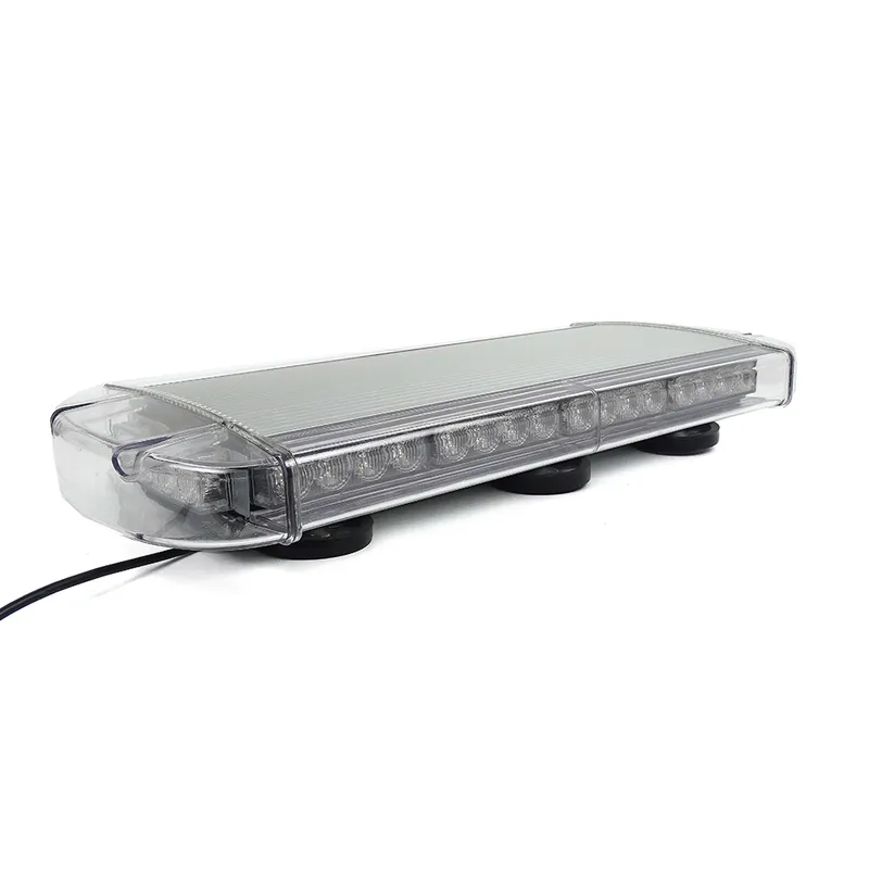55см LED Аварийна Сигнална Лампа с Магнити, 10 Режима, E-Mark E9, 12V / 24V, Оранжева Светлина, За Пътна Помощ, Репатрак, Платформа, Снегорин, Багер, Бус и Ван - 10