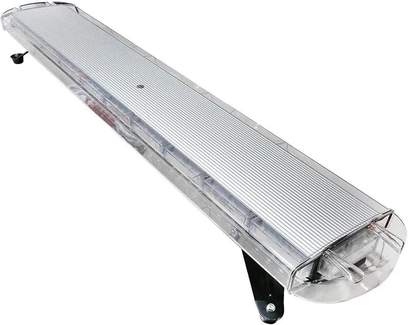 12V 24V Лед Led Диодна Мощна Аварийна Сигнална Лампа Буркан с Магнит 130 см 10 режина Бяло Стъкло За Пътна Помощ Платформа Снегорин и др. - 10