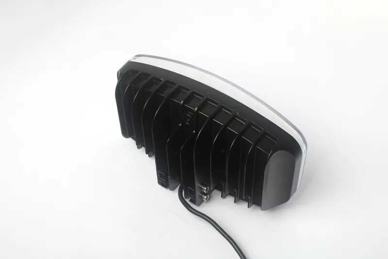 80W LED Лед Фар Халоген, Три Функции, Неон ефект, Neon 24,5см x 13,9см, 4100lm, 12V - 24V, E-Mark Подходящ За DAF MAN Scania Volvo и др. - 10