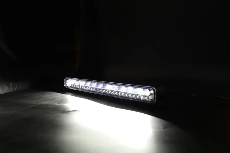 LED Бар Flexzon SHARK-LITE BOOST 47 см, 125W, 11000 lm, бял/оранжев DRL, аварийна блиц светлина с 4 режима, E-Mark E9, R65, 10–24V - 11