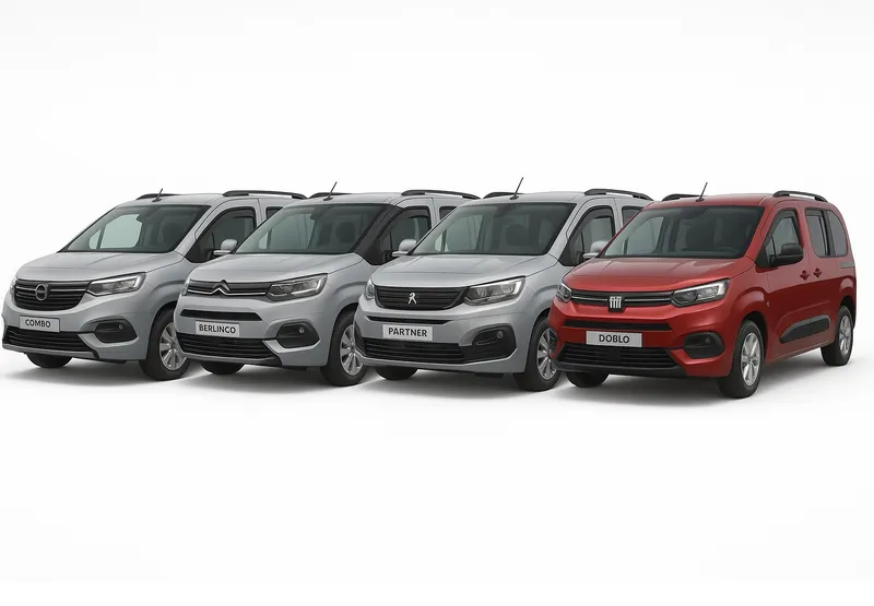 Комплект от 4бр. ветробрани за Citroen Berlingo, Peugeot Partner Rifter, Opel Combo, Fiat Doblo - 2024 - 11
