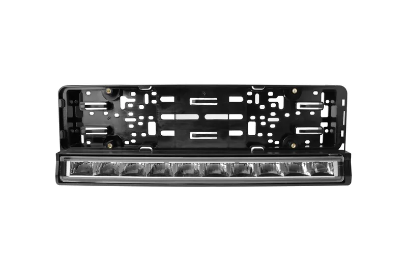 Рамка за Номер с Вграден LED Бар 20 51cm 12v 24v Бяла и Оранжева Дневна DRL Габаритна Светлина - 11