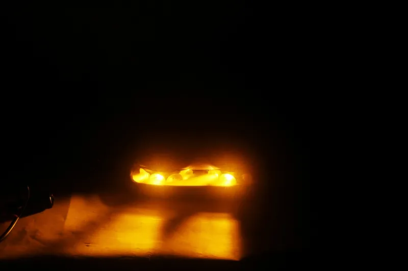 Оранжева 12-24V Лед Led Аварийна Сигнална Лампа Маяк Буркан с Магнит 35W За Пътна Помощ Платформа и др. - 11