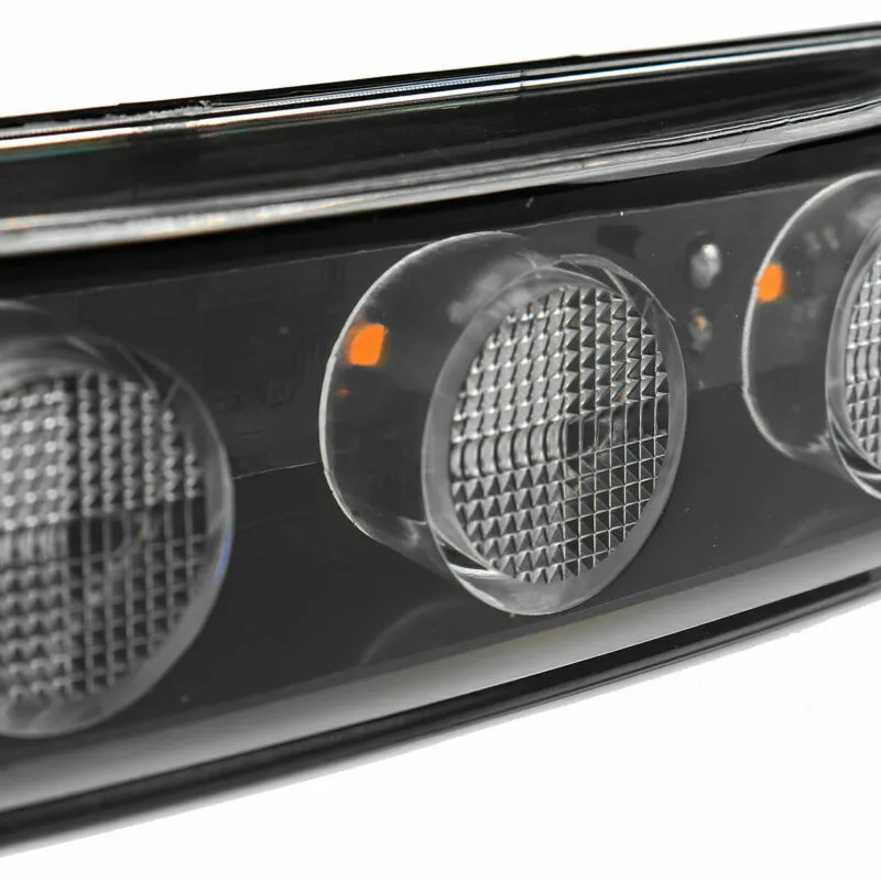 1бр Оранжев LED преден габарит маркер за Скания Scania- 180mm x 40 mm с букса - 11