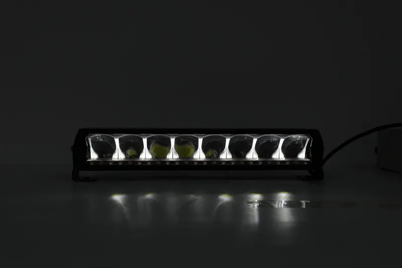 45 cm 12 - 24 V Висококачествен Led Bar Лед Бар Диоден Прожектор DRL с бяла габаритна светлина и оранжева аварийна блиц 80W 5500LM - 12