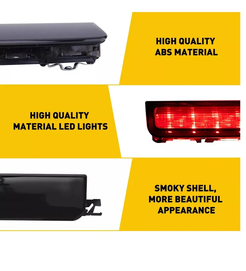 LED Трети стоп за VW CADDY III (Mk3) 2004-2015, Опушен, Червен - 12