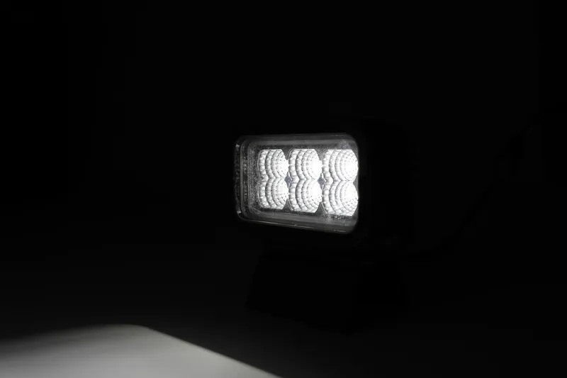 42W LED Халоген Бял, Разпръсната светлина с жълта и червена DRL светлина 12V-24V - 12