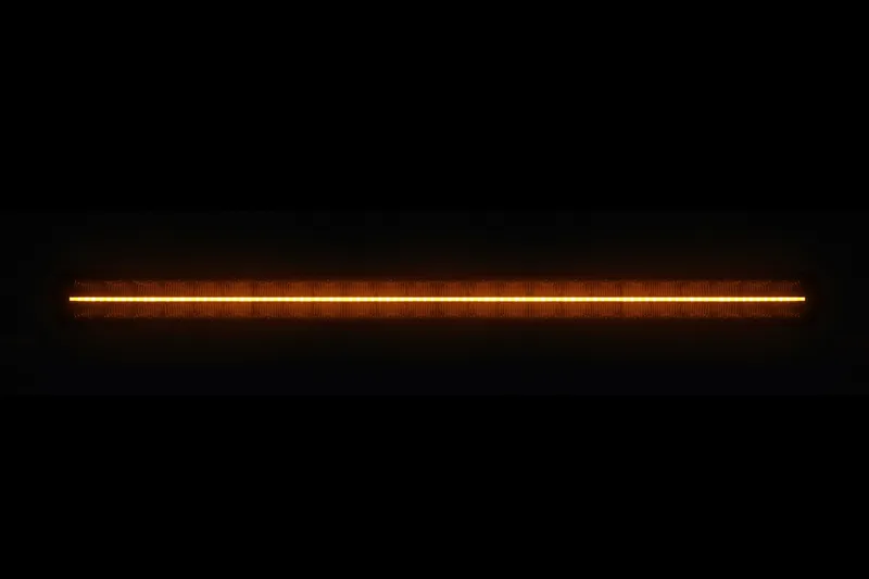 106 cm / 42 Инча 12V - 24V Led Bar Лед Бар Пиано дизайн Диоден Прожектор Супер Мощен Бяла и Оранжева Светлина Габарит Мъгла Високо Качество Ново Поколение 17000LM - 12