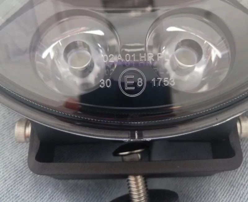 LED Диоден Халоген Фар Бял Оранжев Габарит Ø 218 мм 12V 24V 12 Диода за джип камион трактор багер - 12