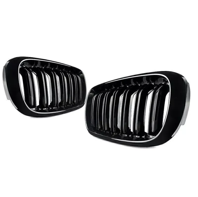 Двойни Бъбреци Решетки За BMW X5 X6 F15 F85 F16 F86 2014+ Черен Гланц Лак - 13