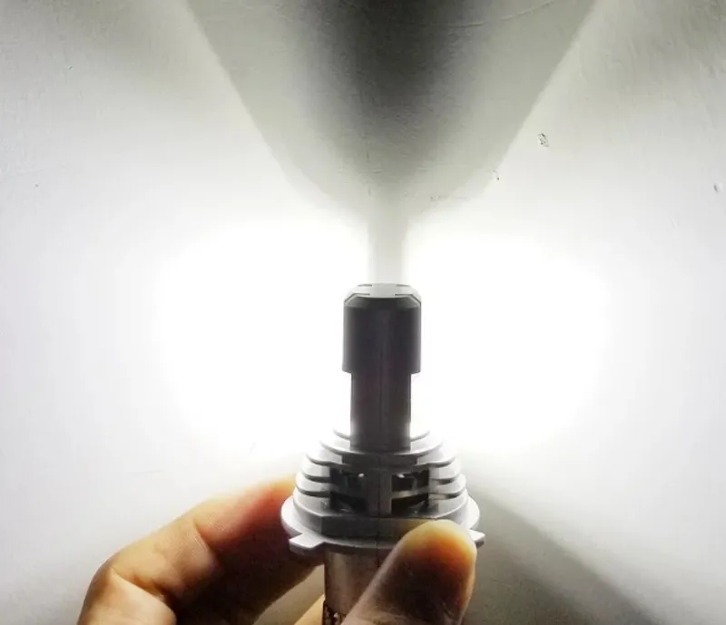 Комплект Умалени Мини LED Диодни Крушки М3 H4 9V 12V 24V 50W 5000lm - 13