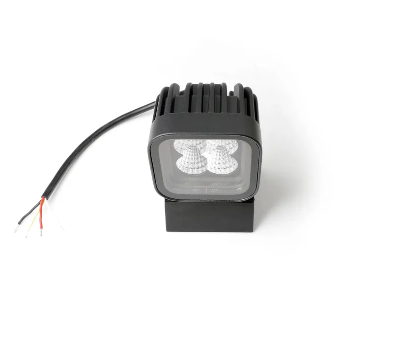 30W LED Халоген Бял, Разпръсната светлина с жълта и червена DRL светлина 12V-24V - 13