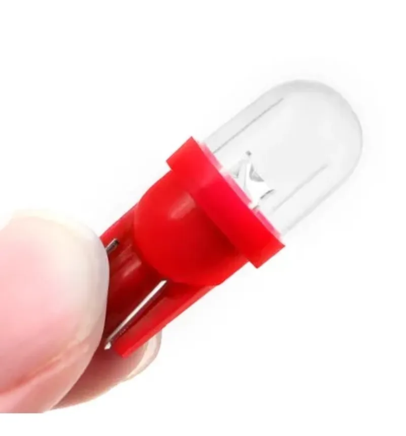 LED Лед Диодни Крушки За Табло, Габарит, Т10 W5W, 1X LED, 12V, 5 Цвята Светлина - 14