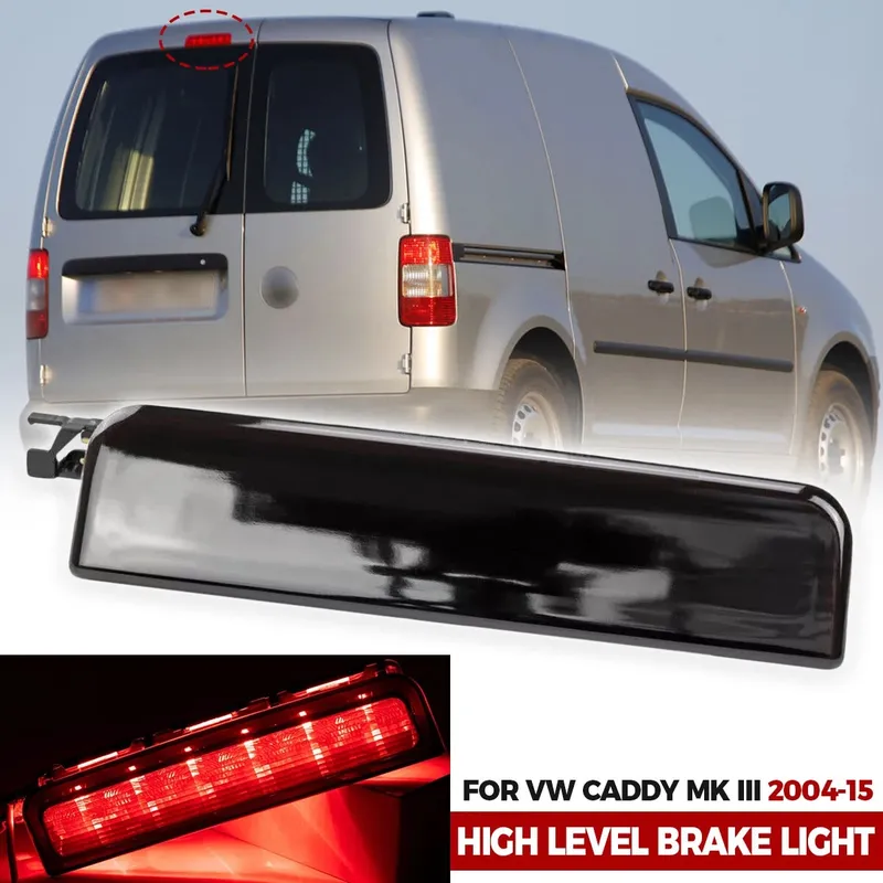 LED Трети стоп за VW CADDY III (Mk3) 2004-2015, Опушен, Червен - 14