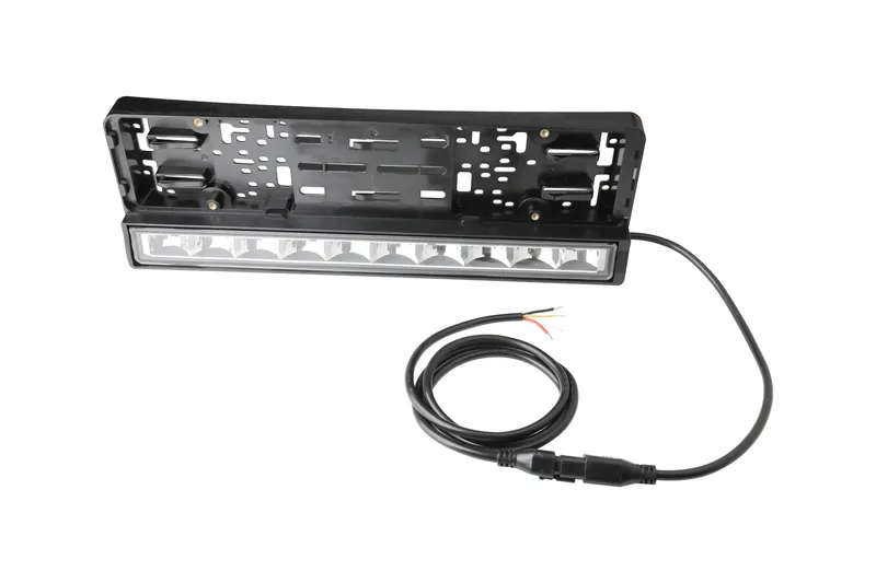 Рамка за Номер с Вграден LED Бар 20 51cm 12v 24v Бяла и Оранжева Дневна DRL Габаритна Светлина - 14