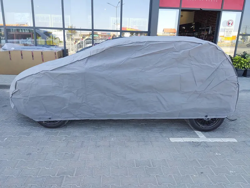 Висококачествено Покривало Kegel серия Mobile Garage размер M1 за хечбек 380-405см x 126-136см, сиво - 14