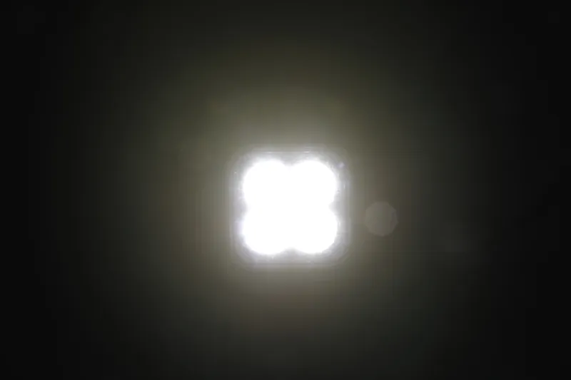30W LED Халоген Бял, Разпръсната светлина с жълта и червена DRL светлина 12V-24V - 14