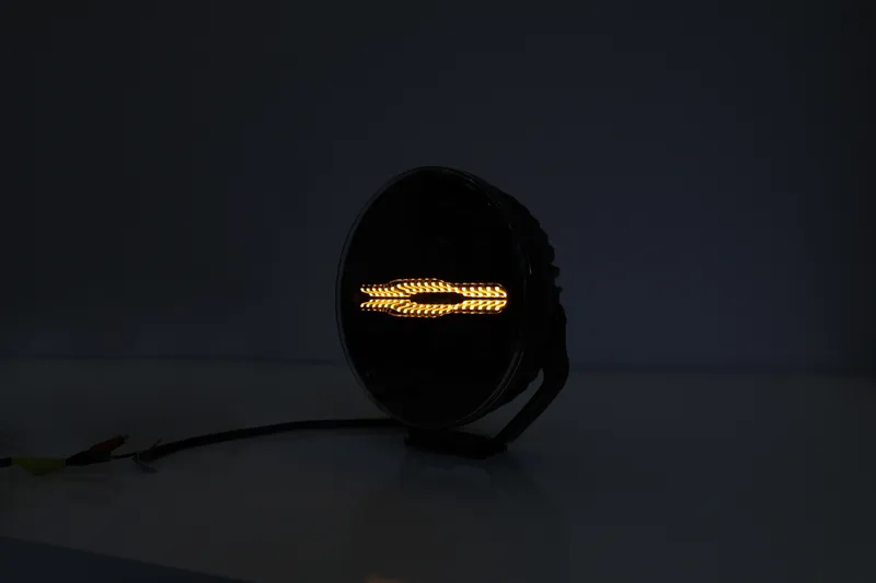 LED комбиниран халоген Flexzon Ø228 мм 12–24V, 175W, 11000 lm, оранжев/бял DRL и аварийна блиц светлина с 4 режима, E-mark, IP67/69K - 15