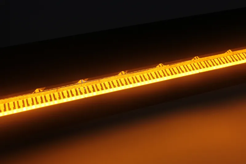 56 cm / 22 Инча 12V - 24V Led Bar Лед Бар Пиано дизайн Диоден Прожектор Супер Мощен Бяла и Оранжева Светлина Габарит Мъгла Блиц Високо Качество Ново Поколение 10900LM - 16