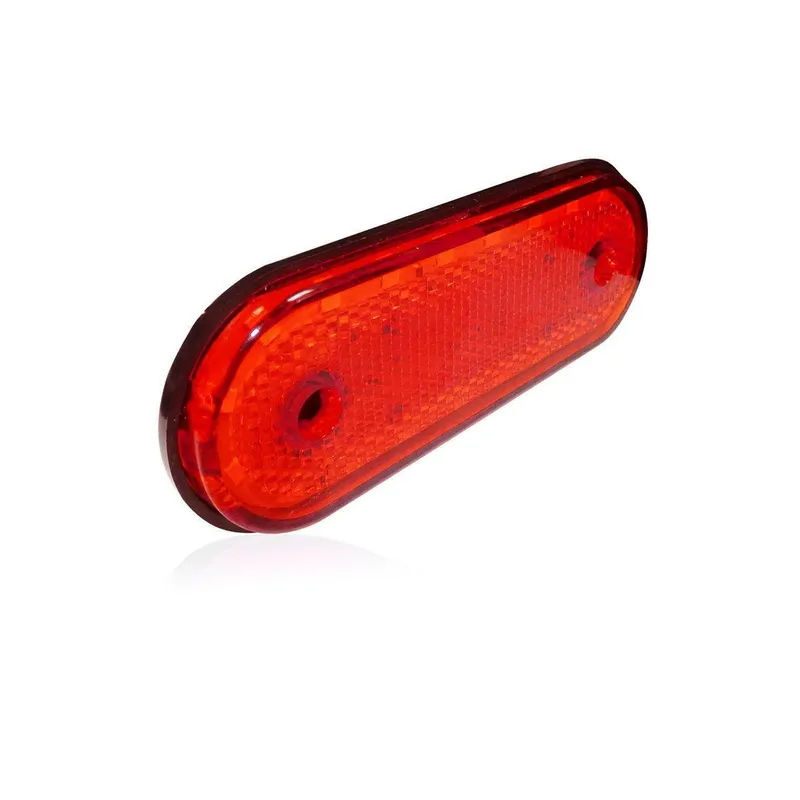 LED Габарит, Маркер, Токос - Бял, Червен, Жълт, 20 Диода - 12V - 24V - за камион бус, ван, каравана, платформа, кемпер - 17