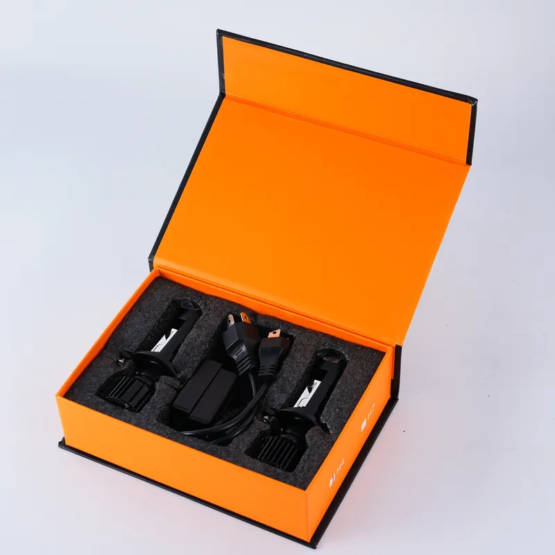 Комплект LED крушки с лупа, Y10 H4, 200%, 60W 6400LM, 6000K, 360° Canbus без грешки – 12V - 17