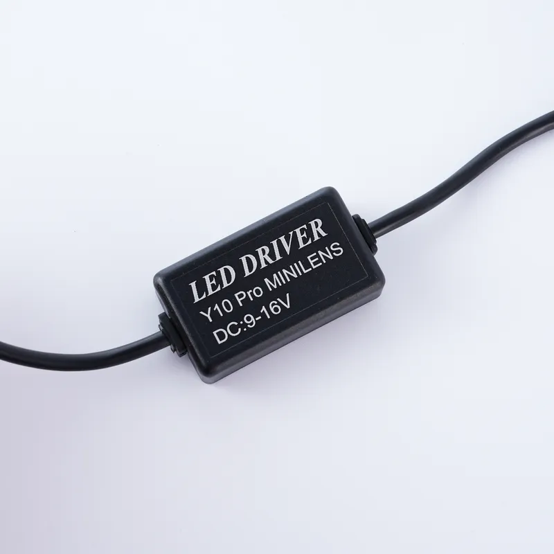 Комплект LED крушки с лупа, Y10 H4, 200%, 60W 6400LM, 6000K, 360° Canbus без грешки – 12V - 18