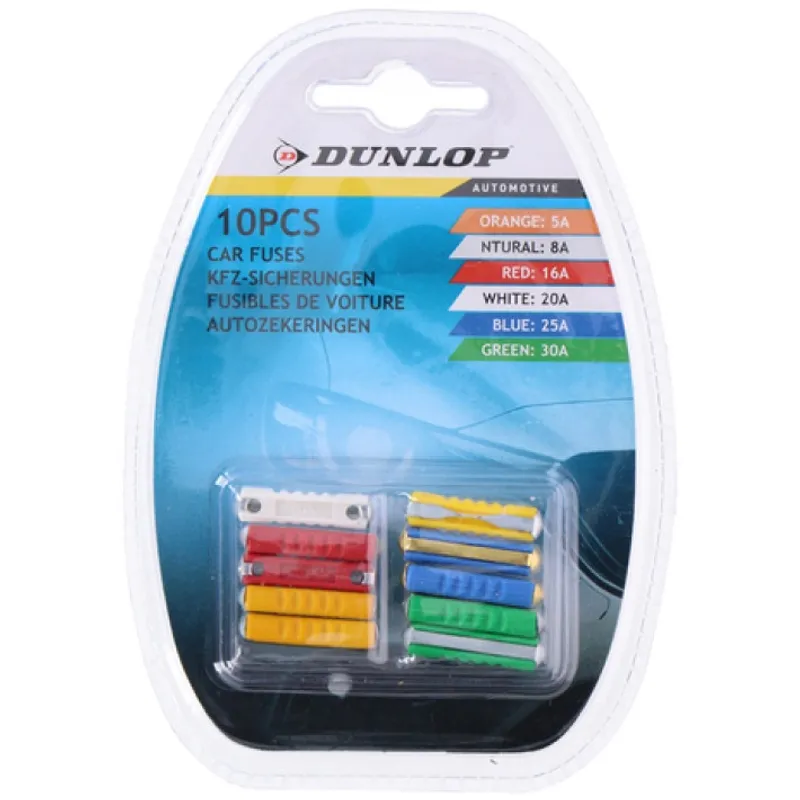 Бушони предпазители кръгли в блистер 10 броя Dunlop - 0