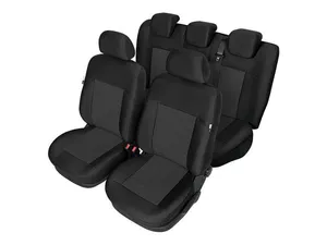 Пълен Комплект Тапицерия Kegel за предни+задни седалки на Volkswagen Golf 7 VII 2012-2019 Черна Текстил