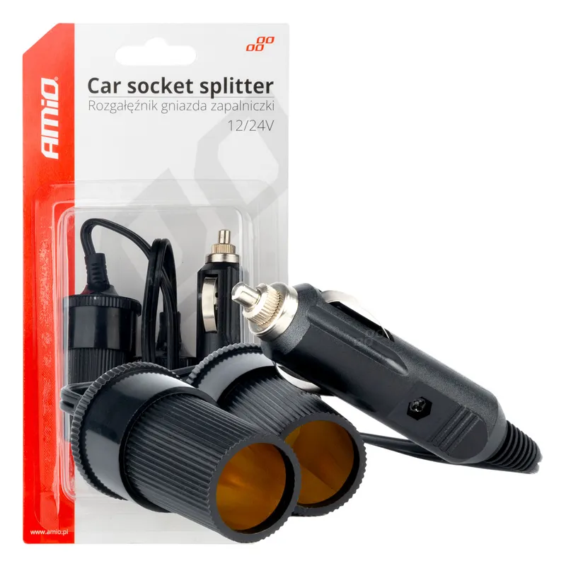 Разклонител за букса за автомобилна запалка 12V-24V - 0