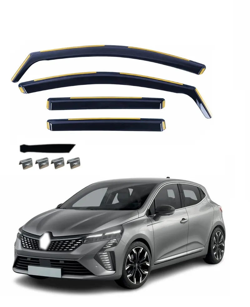 Комплект от 4бр. ветробрани за Renault Clio V Phase II (Facelift) 2023 - 2025 г. - 0