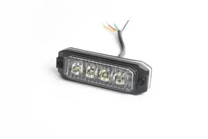 4 LED ЛЕД Жълта Аварийна Сигнална Лампа Блиц Светлина Мигаща За Пътна Помощ Платформа и др. 12-24V