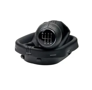 Топка Скоростен Лост с Кожен Маншон за VW Caddy 2003-2010 6 Скорости