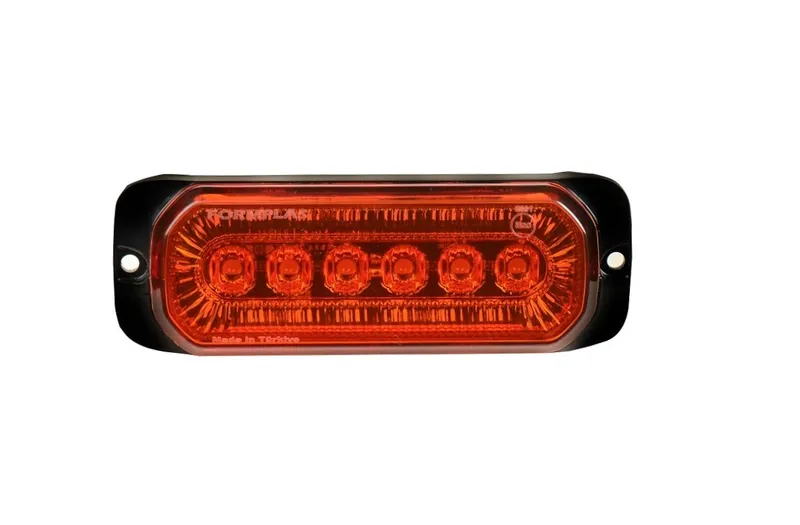 24LED Лед Диоден 12-24V Габарит Маркер Токос + аварийна блиц оранжева светлина мигаща за камион бус ван каравана платформа кемпер пътна помощ - 0