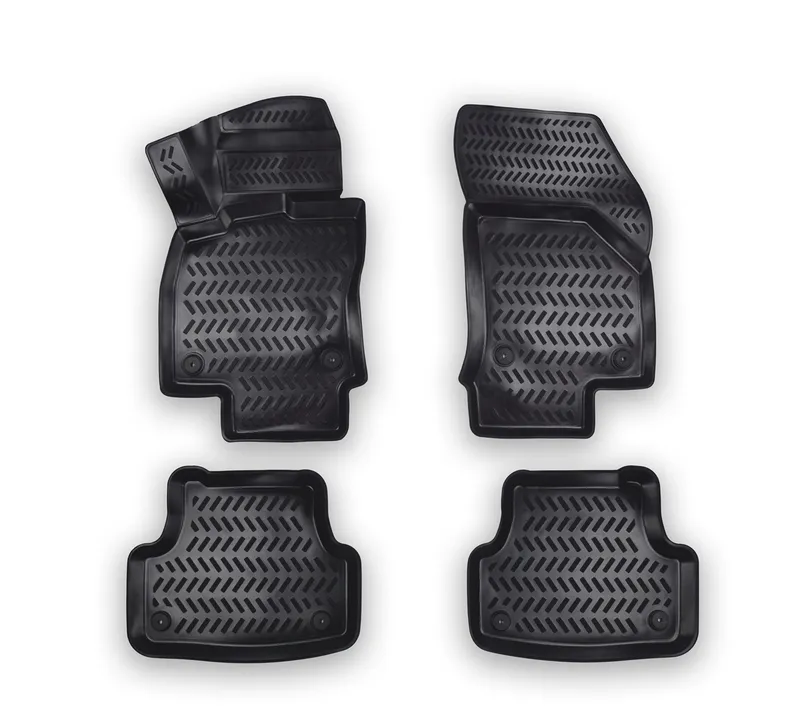 Комплект 4бр. 3D Гумени стелки за купе от TPE гума X-Series за AUDI A3 2013-2020г. - 0