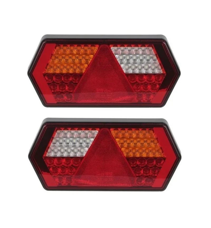 Комплект LED ЛЕД Диодни Стопове, Неон, Динамичен Мигач, 6 Функции, 12/24V - 0