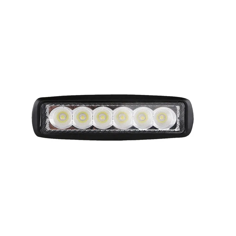 6 LED 18W Халоген Водоустойчива Светлина Работна Лампа 10-30V за Ролбар АТВ, Джип Разпръсната Светлина FLOOD - 0