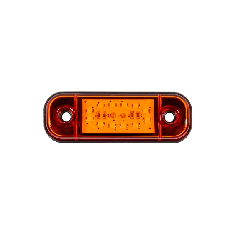 Жълта LED Габаритна светлина / маркер - 12 диода 12V-24V - 0