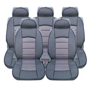 Калъфи тапицерия за Ford S-MAX, C-MAX, VW Touran, Sharan, Toyota Corolla Verso, Текстил, Сиво-черно