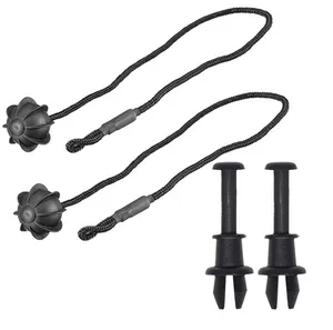 Комплект 2 бр. OEM Щипки / Пинове с Въже за кора на багажник - AUDI, SEAT, SKODA, VW