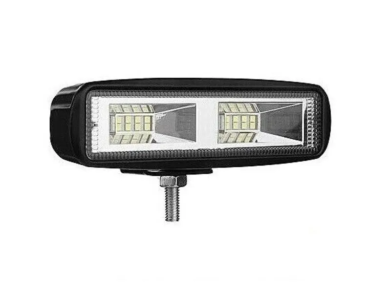 Универсален 48W Лед LED Халоген Фар Работна Лампа 12V - 24V с комбинирана бяла светлина за автомобил офроуд бус ван камион - 0